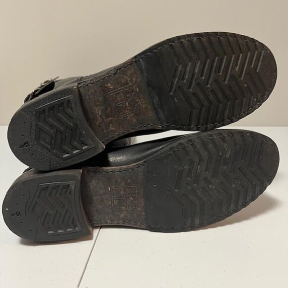 Frye Veronica Slouch Leather Tall Riding Boots US 11 - Picture 6 of 16